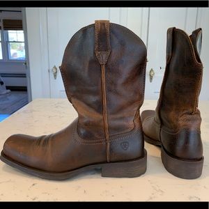 Men’s Ariat Rambler Boots, Size 12, Wicker Brown. Never worn